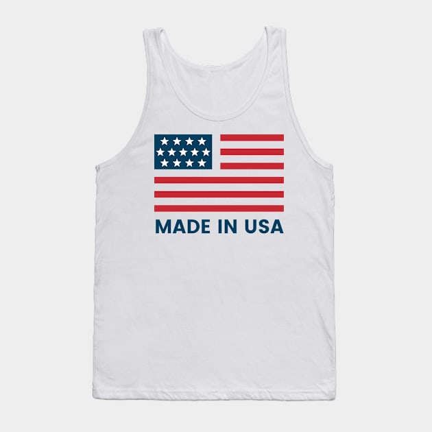 Made in usa Tank Top by white.ink